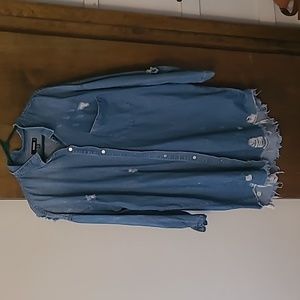 Misguided blue Jean dress